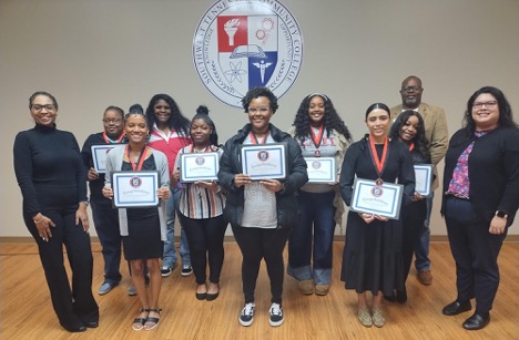 The newest inductees into the National Society of Leadership and Success were honored in December. 9.