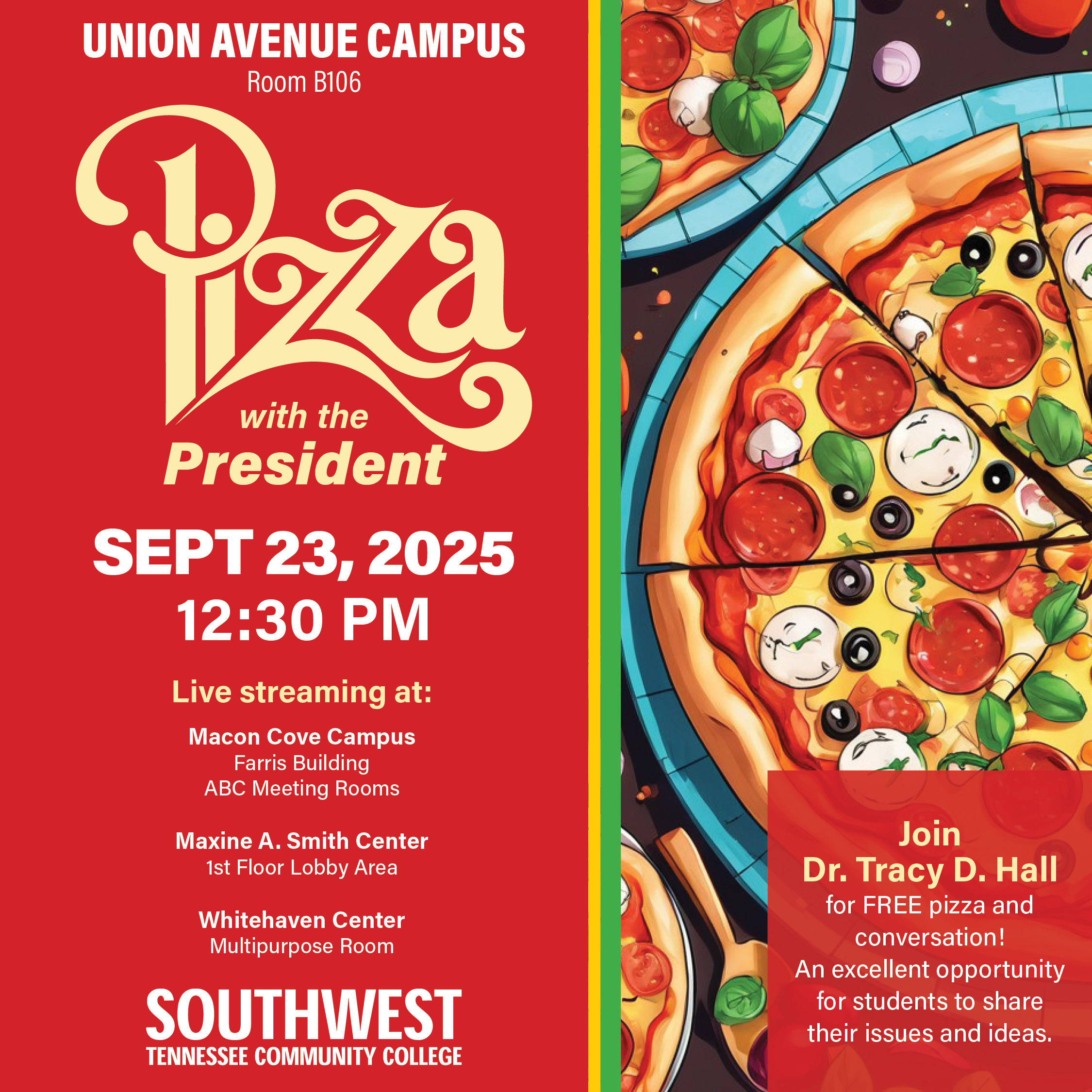 Pizza with Prez Fall 2025
